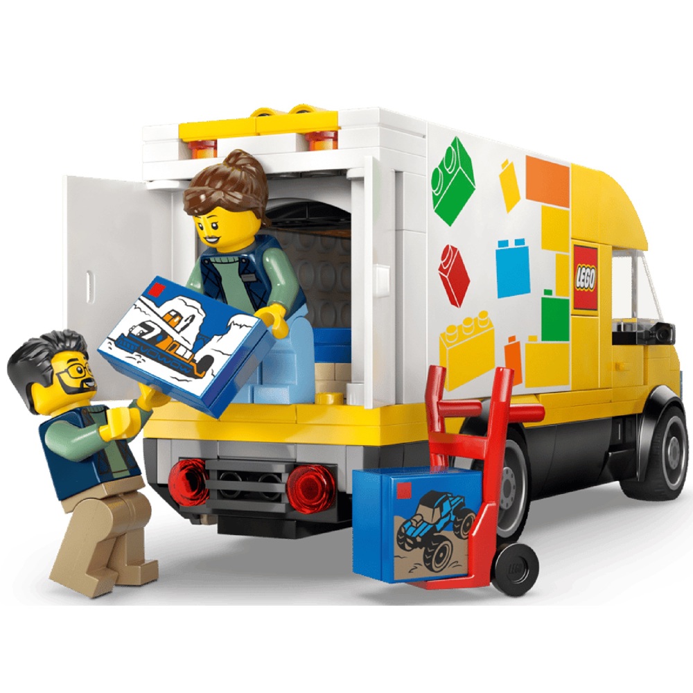 ასაწყობი კონსტრუქცია Lego 60500 City The LEGO Van, Prefabricated Construction