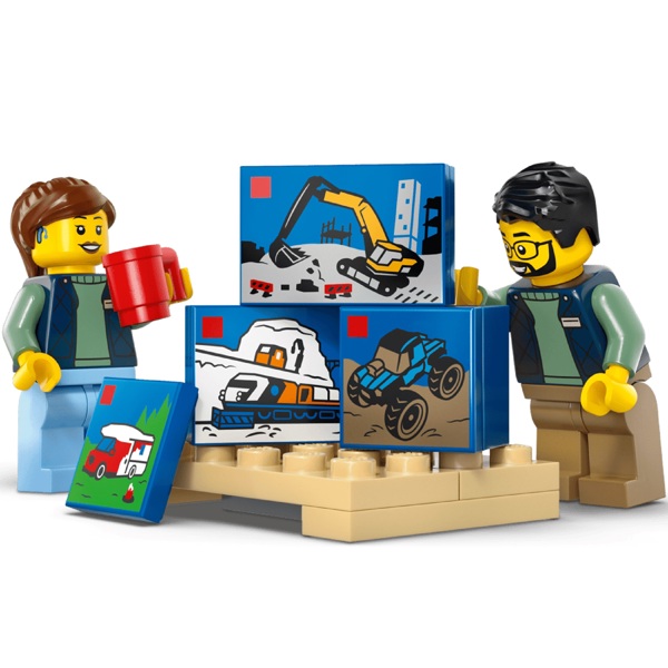 Prefabricated Construction Lego 60500 City The LEGO Van