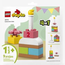 ასაწყობი კონსტრუქცია Lego 30712, DUPLO My First Celebration Cake, Prefabricated Construction