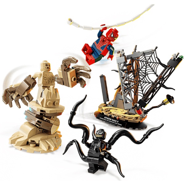 ასაწყობი კონსტრუქცია Lego 76334 Marvel Epic Battle: Spider-Man vs. Sandman, Prefabricated Construction