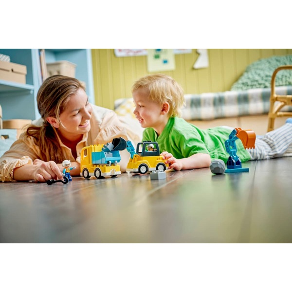 Prefabricated Construction Lego 10475 Duplo 3 in 1 Construction Vehicles