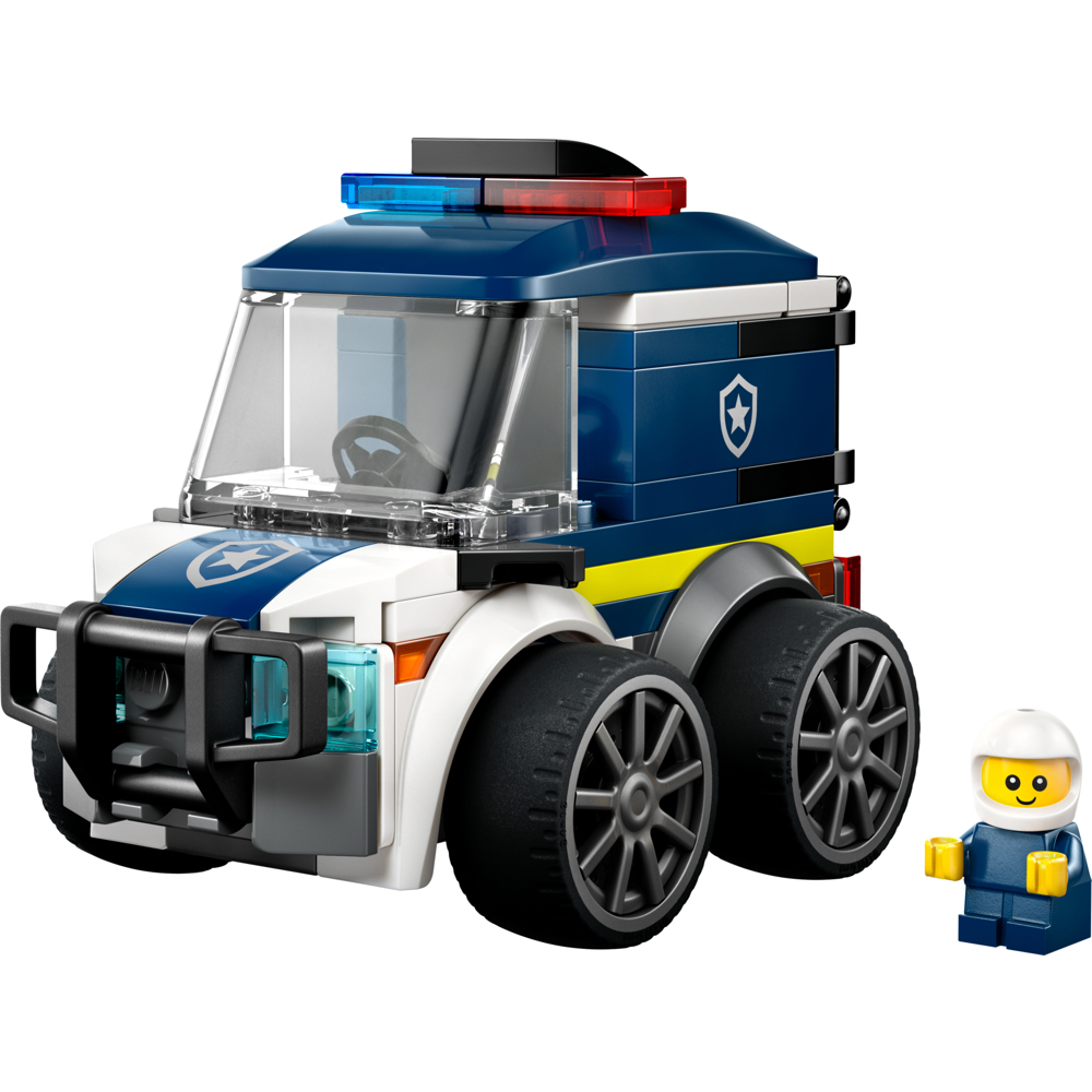 ასაწყობი კონსტრუქცია Lego 60481, City Rides – Police Truck, Prefabricated Construction