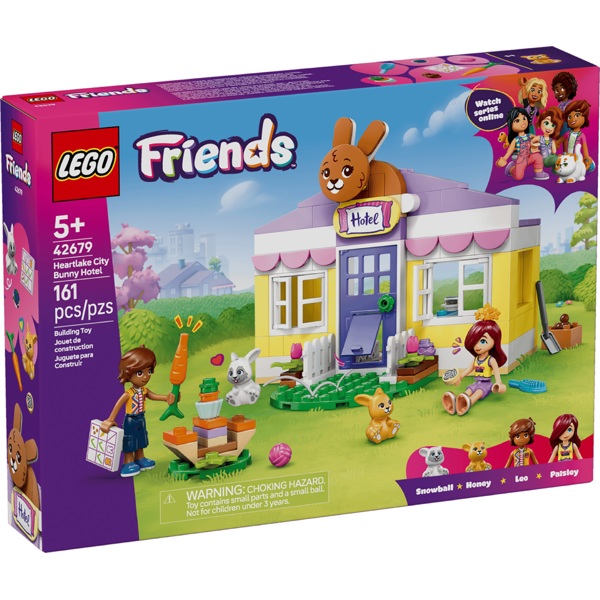 ასაწყობი კონსტრუქცია Lego 42679 Friends Heartlake City Bunny Hotel, Prefabricated Construction