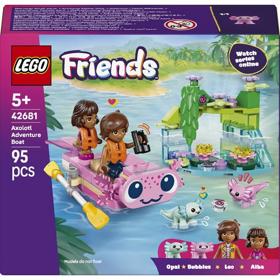ასაწყობი კონსტრუქცია Lego 42681, Friends Axolotl Adventure Boat, Prefabricated Construction