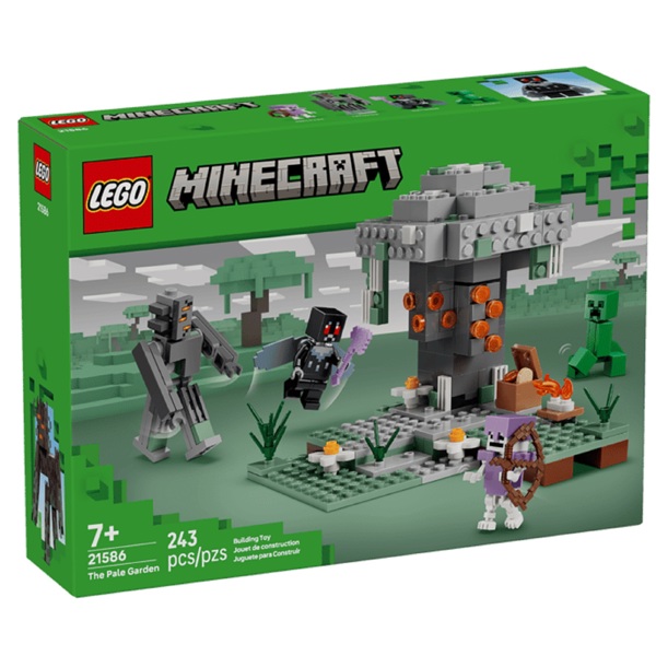 ასაწყობი კონსტრუქცია Lego 21586 Minecraft The Pale Garden, Prefabricated Construction