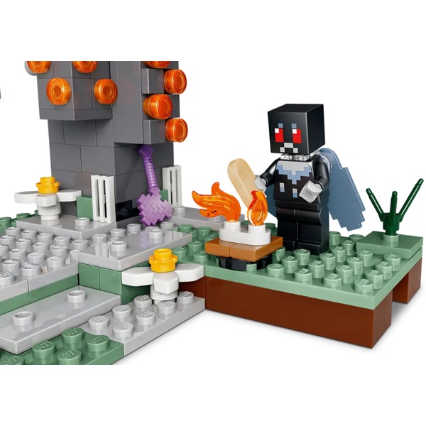 ასაწყობი კონსტრუქცია Lego 21586 Minecraft The Pale Garden, Prefabricated Construction