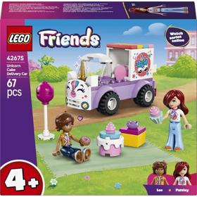 ასაწყობი კონსტრუქცია Lego 42675, Friends Unicorn Cake Delivery Car, Prefabricated Construction
