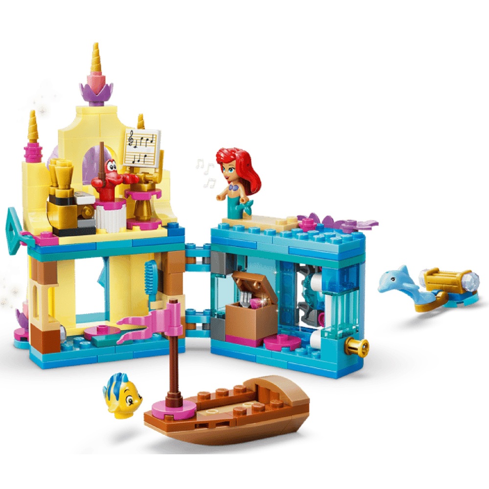 ასაწყობი კონსტრუქცია Lego 43285 Disney Ariel's Magical Mini Palace, Prefabricated Construction
