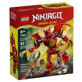 ასაწყობი კონსტრუქცია Lego 71851 NINJAGO Kai's Dragon Mech Battle Pack, Prefabricated Construction