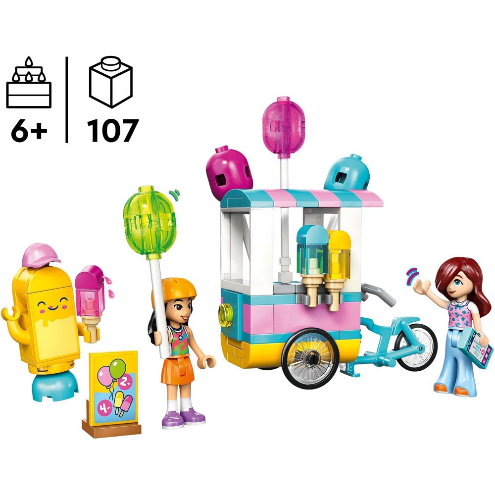 Prefabricated Construction Lego 42692, Friends Ice Cream & Balloon Stand