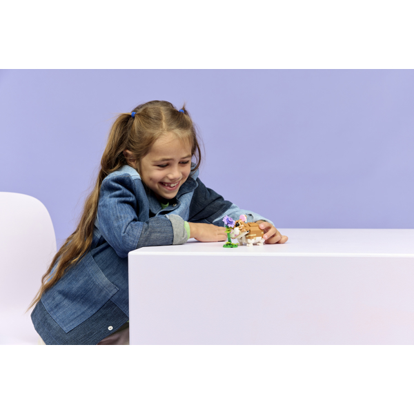 ასაწყობი კონსტრუქცია Lego 31376, Creator Cute Hamster with a Flower, Prefabricated Construction