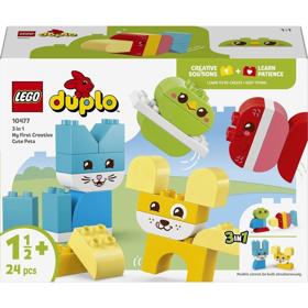 ასაწყობი კონსტრუქცია Lego 10477-, DUPLO My First 3 in 1 Creative Cute Pets, Prefabricated Construction