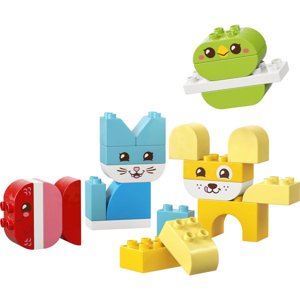 ასაწყობი კონსტრუქცია Lego 10477-, DUPLO My First 3 in 1 Creative Cute Pets, Prefabricated Construction