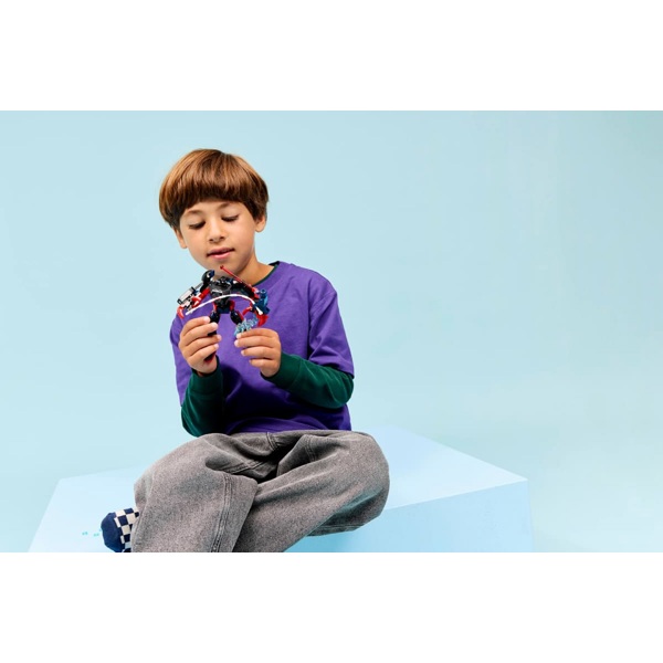 ასაწყობი კონსტრუქცია Lego 76337 Marvel Miles Morales Mech vs. Spider-Man 2099, Prefabricated Construction