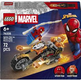 ასაწყობი კონსტრუქცია Lego 76335, Spider-Man vs. Ghost Rider Motorcycle, Prefabricated Construction