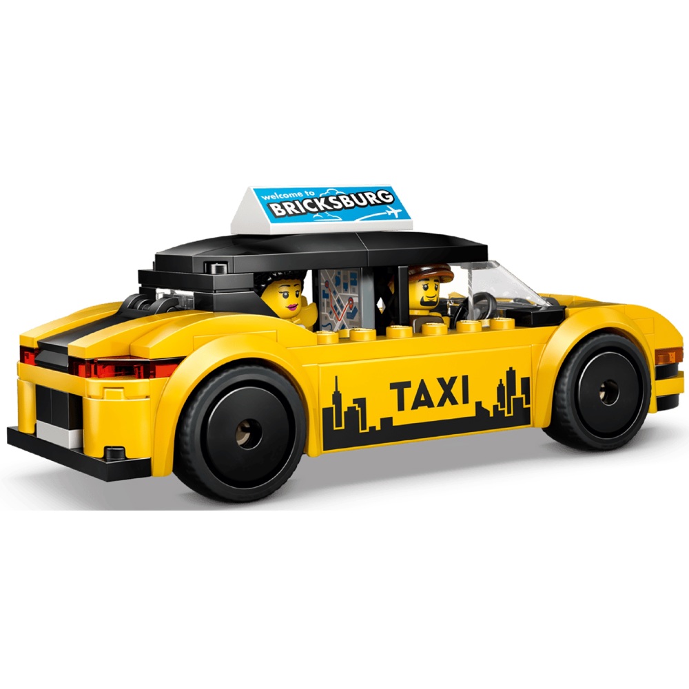 Prefabricated Construction Lego 60487 City Yellow Taxi