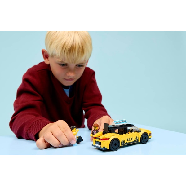 ასაწყობი კონსტრუქცია Lego 60487 City Yellow Taxi, Prefabricated Construction