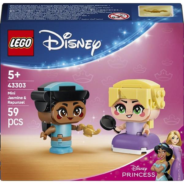 ასაწყობი კონსტრუქცია Lego 43303, Disney Princess Mini Jasmine & Rapunzel, Prefabricated Construction