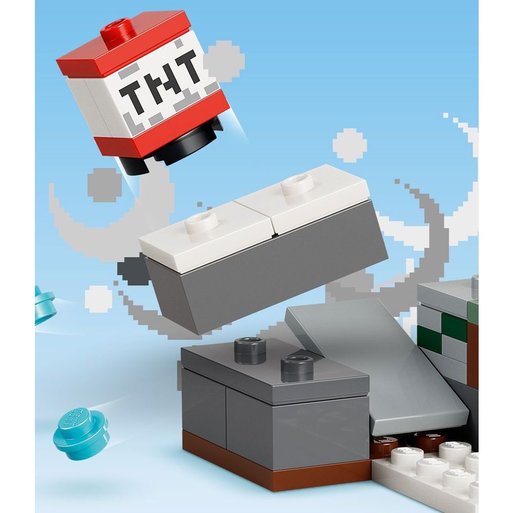 ასაწყობი კონსტრუქცია Lego 21583, Steve's Taiga Adventure V29, Prefabricated Construction