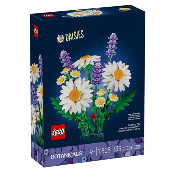 ასაწყობი კონსტრუქცია Lego 11508 The Botanical Collection Daisies, Prefabricated Construction