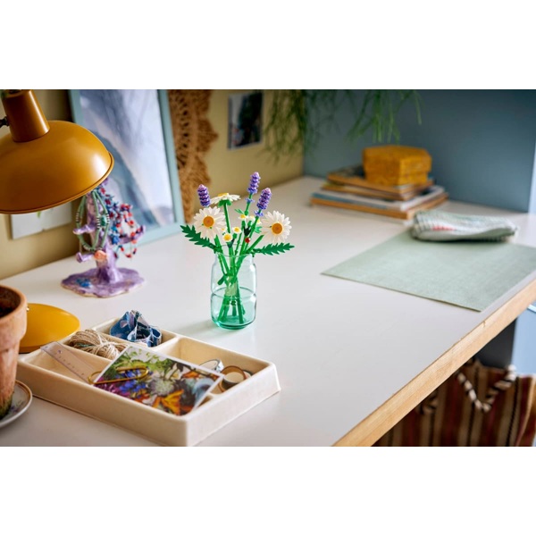 ასაწყობი კონსტრუქცია Lego 11508 The Botanical Collection Daisies, Prefabricated Construction