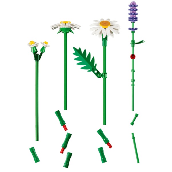 ასაწყობი კონსტრუქცია Lego 11508 The Botanical Collection Daisies, Prefabricated Construction
