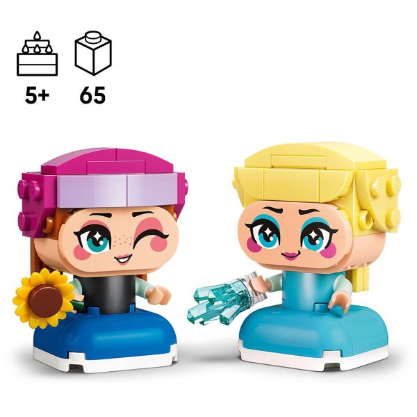 ასაწყობი კონსტრუქცია Lego 43284, Disney Princess Mini Anna & Elsa, Prefabricated Construction