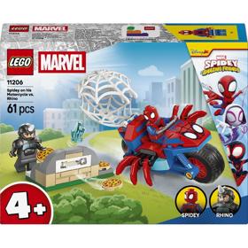 ასაწყობი კონსტრუქცია Lego 11206, Spidey Spidey on his Motorcycle vs. Rhino on a Motorcycle, Prefabricated Construction