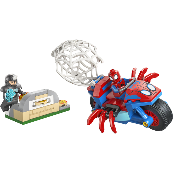 ასაწყობი კონსტრუქცია Lego 11206, Spidey Spidey on his Motorcycle vs. Rhino on a Motorcycle, Prefabricated Construction