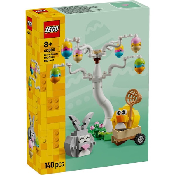 ასაწყობი კონსტრუქცია Lego 40808 Other Easter Bunny and Chick Egg Hunt, Prefabricated Construction