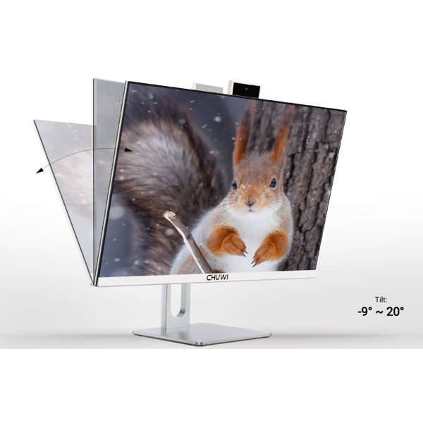All In One კომპიუტერი Chuwi Unitech 24, 23.8", i3-1220P, 16GB, 512GB SSD, Integrated, W11P, Silver
