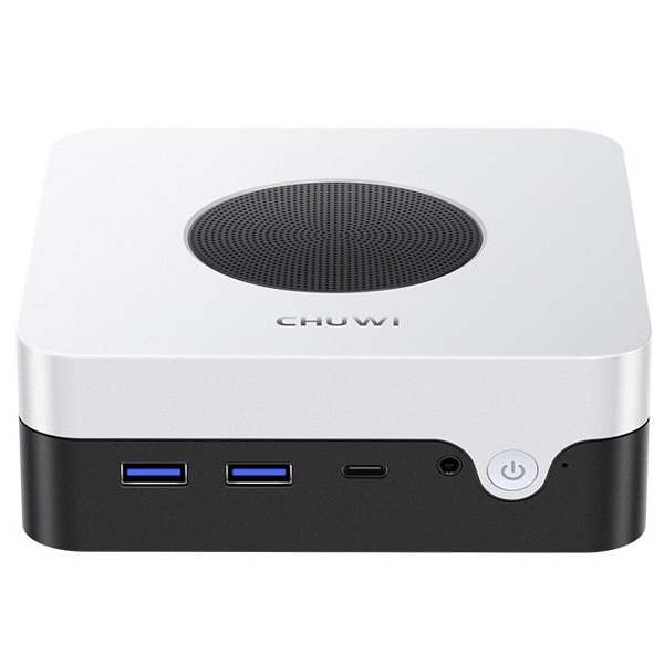 Mini PC Chuwi LarKBox X, i3-1220P, 8GB, 256GB SSD, Integrated, W11H, Black/White
