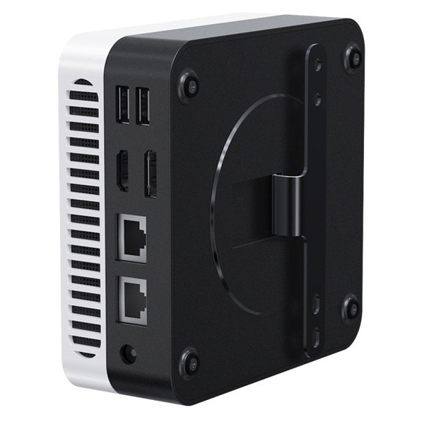 Mini PC Chuwi LarKBox X, i3-1220P, 8GB, 256GB SSD, Integrated, W11H, Black/White
