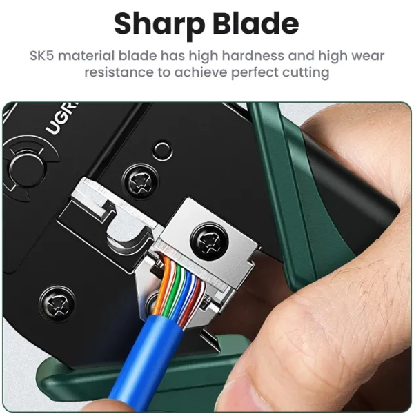 Crimping Tool UGREEN NW304 (35971), Black/Green