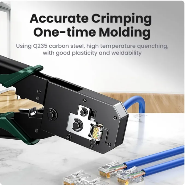 Crimping Tool UGREEN NW304 (35971), Black/Green