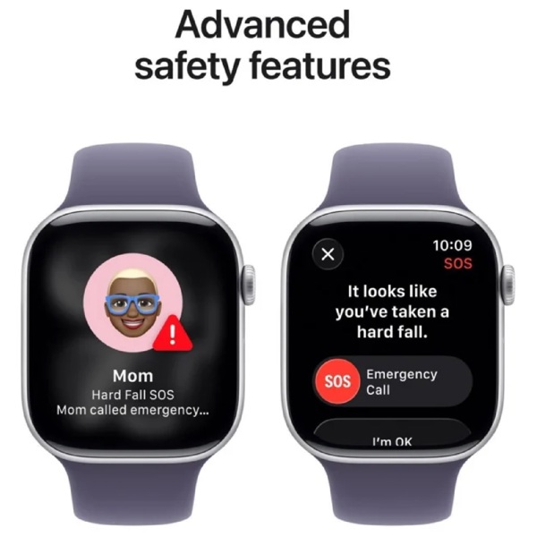 სმარტ საათი Apple MEU64RK/A Watch Series 11, 1.7", Bluetooth, WIFI, Smart Watch, Silver