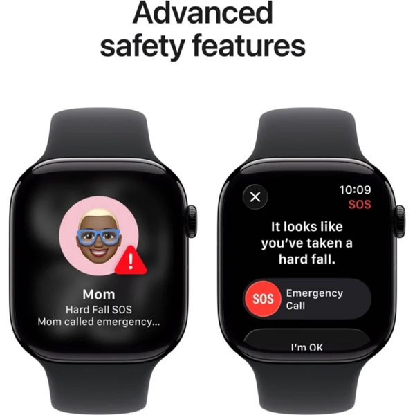 სმარტ საათი Apple MEQU4RK/A Watch Series 11, 1.7", Bluetooth, WIFI, Smart Watch, Jet Black