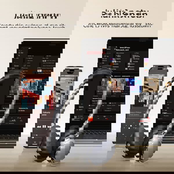 ყურსასმენი Ugreen HP207 (75630) Studio Plus, Headset, Wireless, Bluetooth, Black/Silver