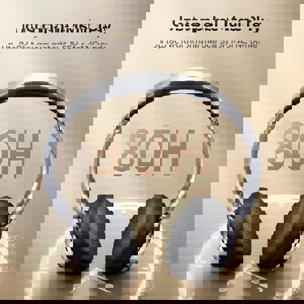 ყურსასმენი Ugreen HP207 (75630) Studio Plus, Headset, Wireless, Bluetooth, Black/Silver