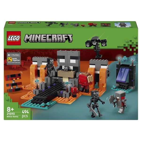 Prefabricated Construction Lego 21590-, Minecraft Wither Battle