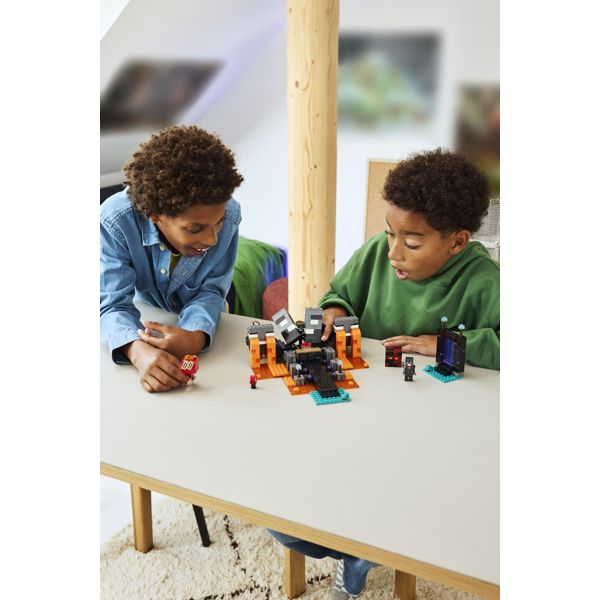 Prefabricated Construction Lego 21590-, Minecraft Wither Battle