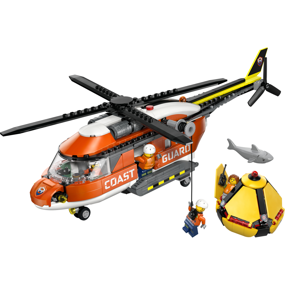 ასაწყობი კონსტრუქცია Lego 60503-, Coast Guard Helicopter V29, Prefabricated Construction