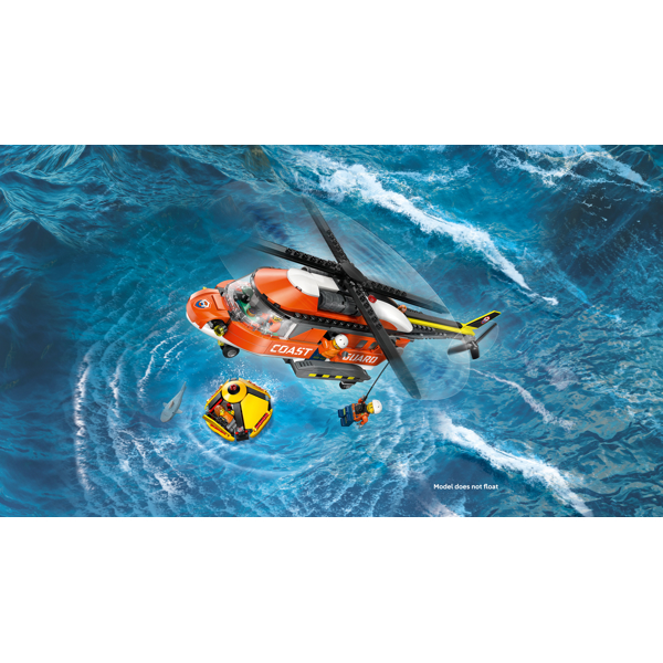 Prefabricated Construction Lego 60503-, Coast Guard Helicopter V29