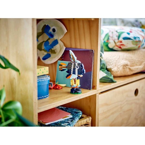 ასაწყობი კონსტრუქცია Lego 31173 Creator 3-in-1 Wild Animals: Tropical Toucan, Prefabricated Construction