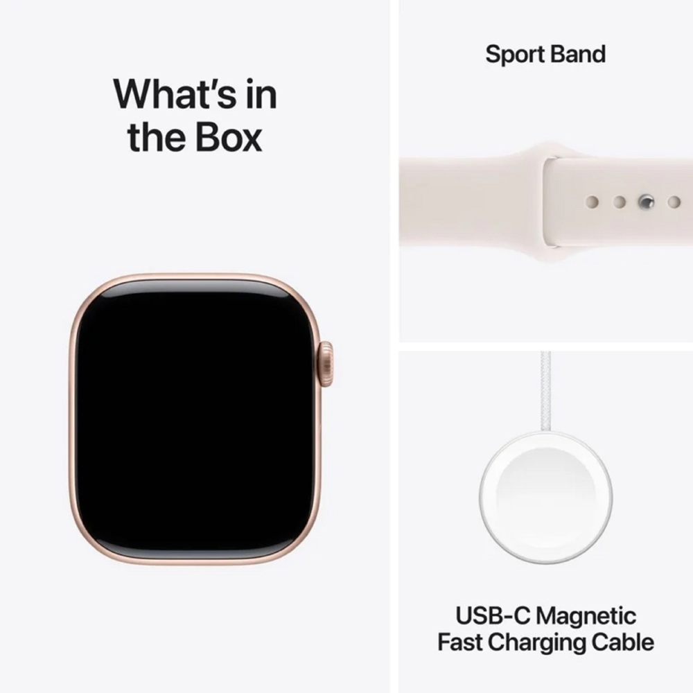 Smart Watch Apple MEU04RK/A Watch Series 11, 1.7", Bluetooth, WIFI, IP6X, Rose Gold