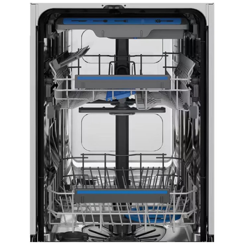 ჭურჭლის სარეცხი მანქანა Electrolux ESS64321SX, E, 46Db, Dishwasher, Silver
