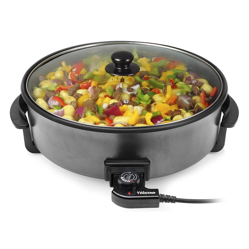 Electric Pan Tristar PZ-9145 Multifunctional grill pan XXL, 1500W, Black