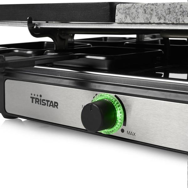 გრილი Tristar RA-2747 Raclette Stone, 1400W, Grill, Black