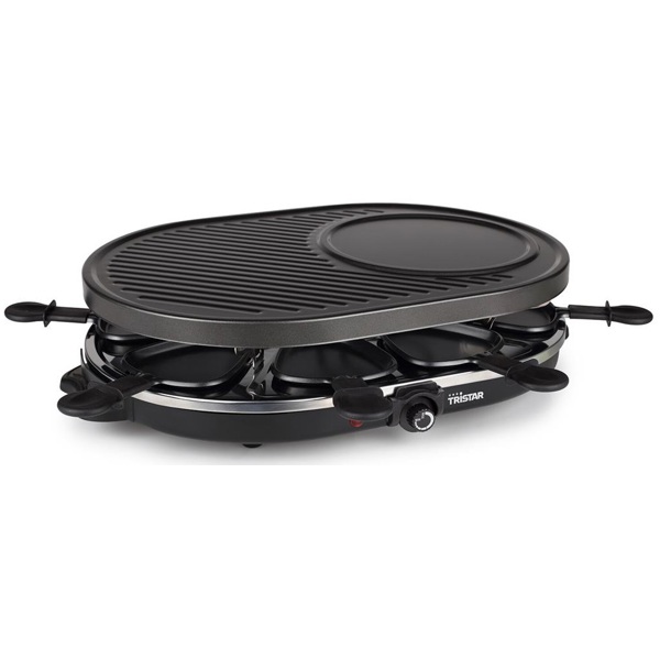 გრილი Tristar RA-2996 Raclette, 1200W, Grill, Black