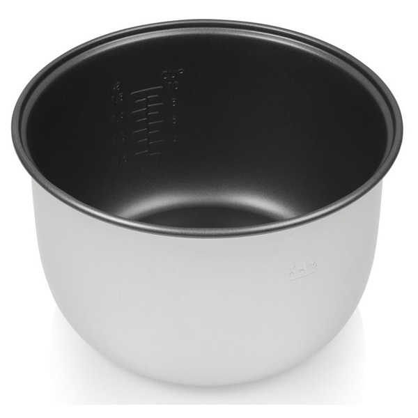 ბრინჯის სახარში Tristar RK-6138 Digital, 900W, 2.2L, Rice And Steam Cooker, Silver